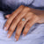 lab created diamond ring