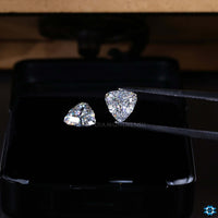 trillion step cut moissanite