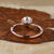 round cut diamond engagement ring