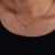round lab grown diamond pendant