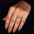lab created diamond wedding ring
