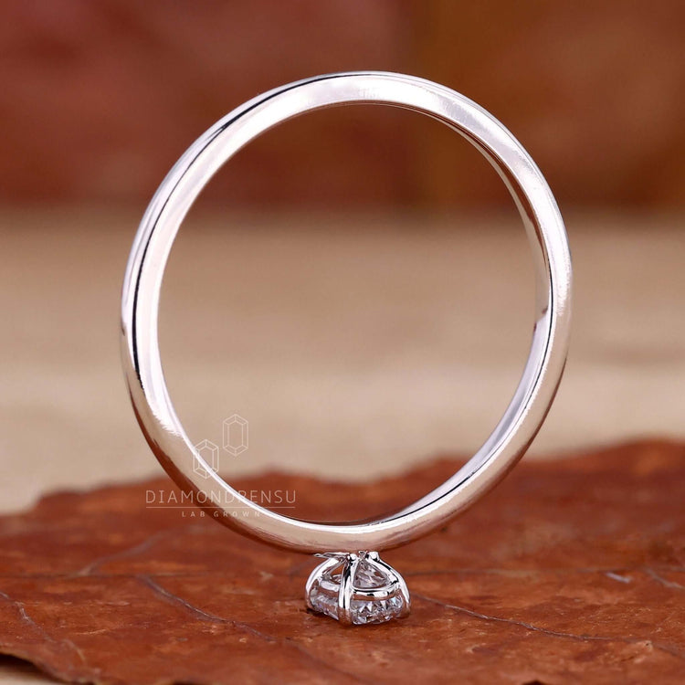 Petite Oval Lab-Grown Diamond Solitaire Ring