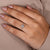 lab created diamond ring