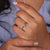 Oval Lab-Grown Diamond Solitaire Ring 0.2 CT