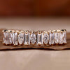 Baguette and Marquise Cut Lab-Grown Diamond Stackable Band 1.14 TCW