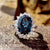 oval blue topaz ring - diamondrensu oval blue topaz ring - diamondrensu