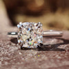 1.93 TCW Cushion Rensu Cut Cathedral Set Solitaire Engagement Ring