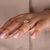 lab created diamond wedding ring
