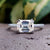 emerald moissanite ring emerald moissanite ring