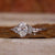 lab diamond engagement ring