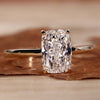 Elongated Cushion Cut Lab-Grown Diamond Solitaire Ring 1 - 2 CT