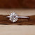 knife edge engagement ring