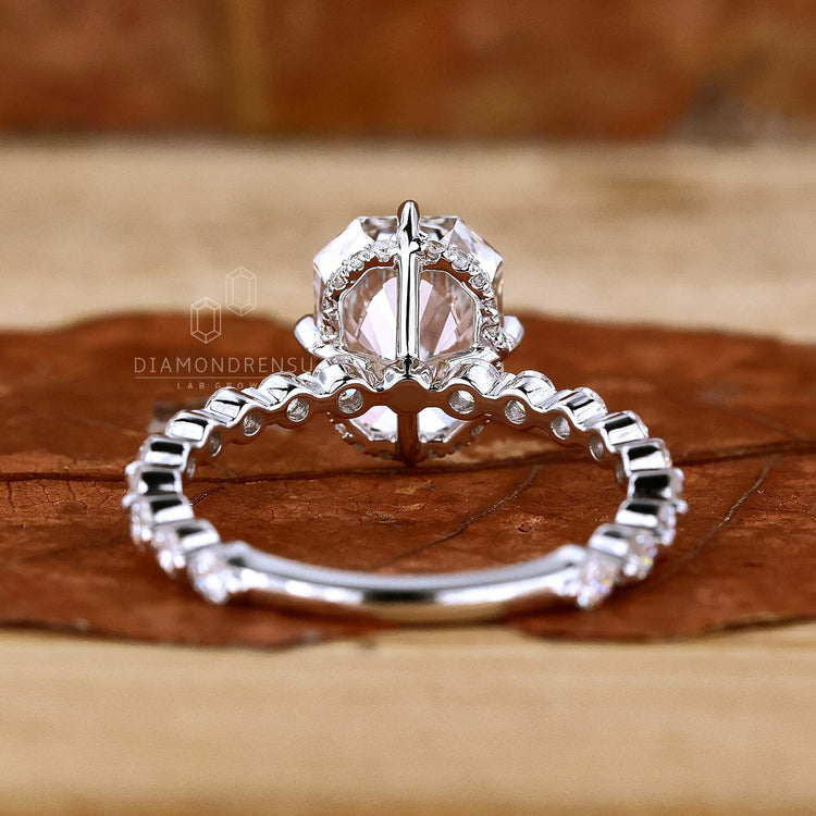 hidden halo engagement ring