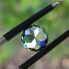8.0 MM Round Rose Cut Aqua Green Loose Moissanite for Ring, Pendant