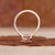lab created diamond ring