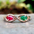 bezel moissanite engagement ring - diamondrensu bezel moissanite engagement ring - diamondrensu