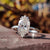 halo moissanite engagement ring halo moissanite engagement ring