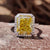 radiant moissanite ring - diamondrensu radiant moissanite ring - diamondrensu
