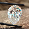 Elegant 10.13 CT Pear Old European Cut Colorless Loose Moissanite for Ring