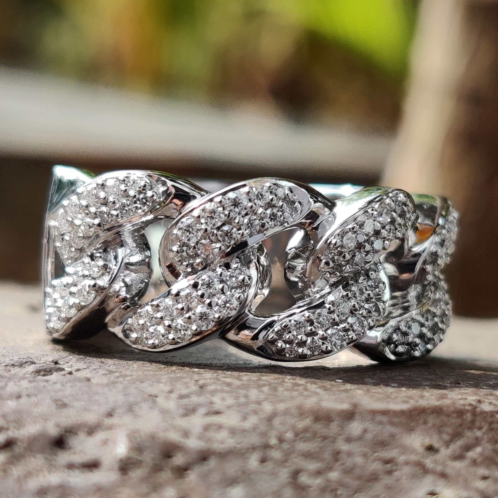 Cuban Link Ring Mexican Buy Online Diamondrensu