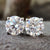 moissanite wedding earrings - diamondrensu moissanite wedding earrings - diamondrensu