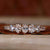 oval cut lab grown diamond band