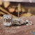 halo moissanite earring