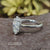 hidden halo moissanite ring