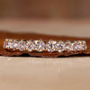 Round Brilliant Cut Lab Grown Diamond Eternity Wedding Band