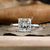 princess cut solitaire ring