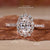 Oval Cut Lab-Grown Diamond Halo Pavé Ring 0.8 - 2 CT