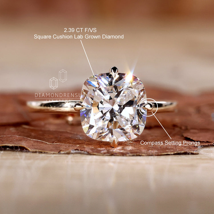 compass prong setting ring