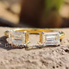 1.18 TCW Baguette Cut Classic Moissanite Wedding Band