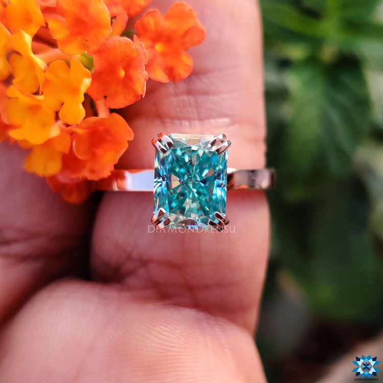 moissanite ring - diamondrensu