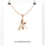 rose gold wedding pendant- diamondrensu