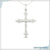 0.60 TW Round Moissanite Criss-Cross Pendant