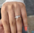 moissanite engagement ring