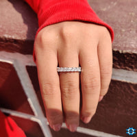 moissanite eternity band - diamondrensu