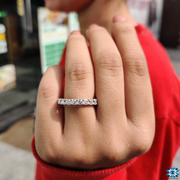 moissanite eternity band - diamondrensu