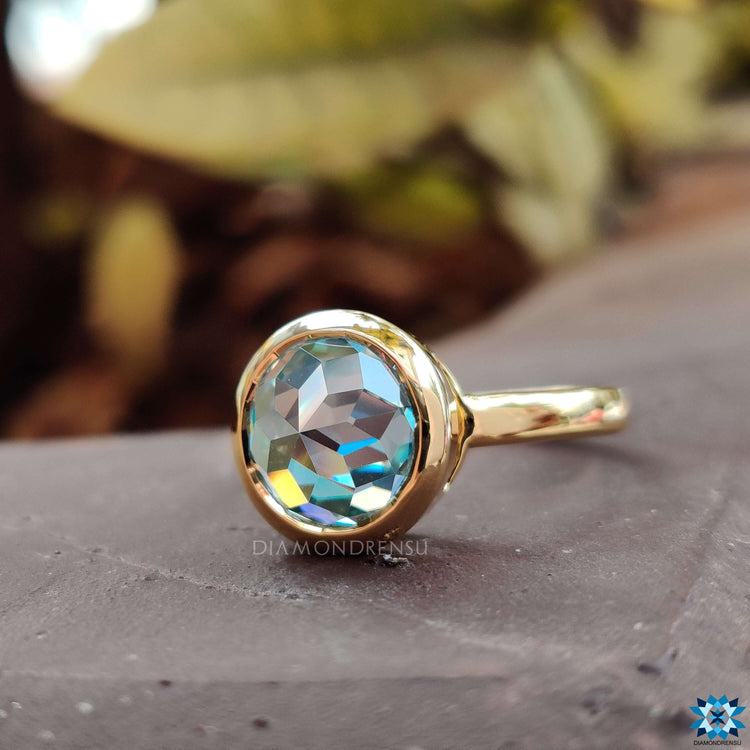 moissanite engagement ring - diamondrensu