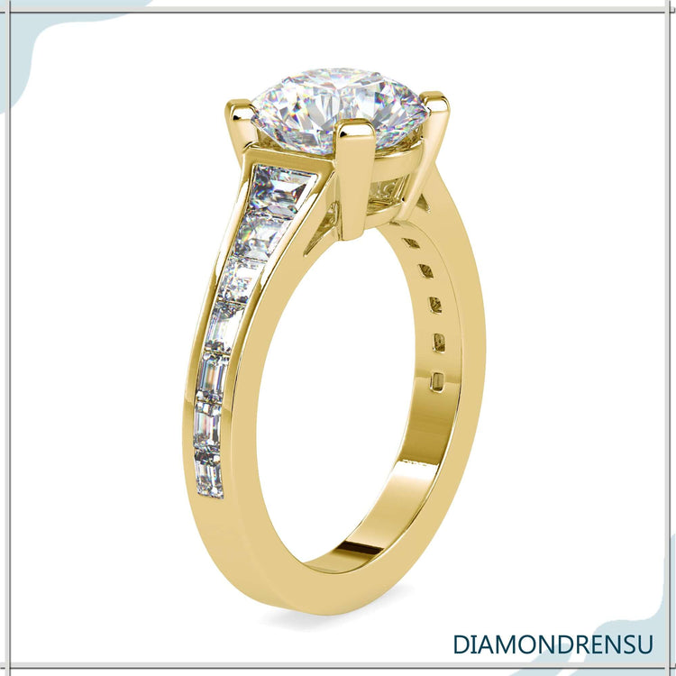 vintage moissanite ring - diamondrensu