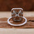 cluster engagement ring