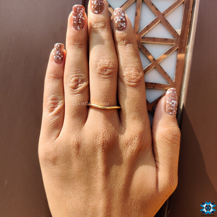 comfort fit wedding band - diamondrensu