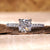 cushion cut diamond engagement ring