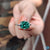 cushion divine moissanite ring - diamondrensu
