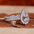 diamond wedding ring set