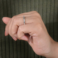 lab created diamond band