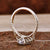 yellow gold lab created diamond ring