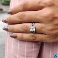 moissanite engagement ring - diamodnrensu