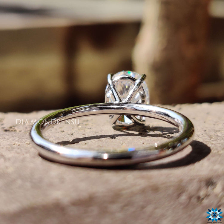 unique moissanite engagement rings - diamondrensu